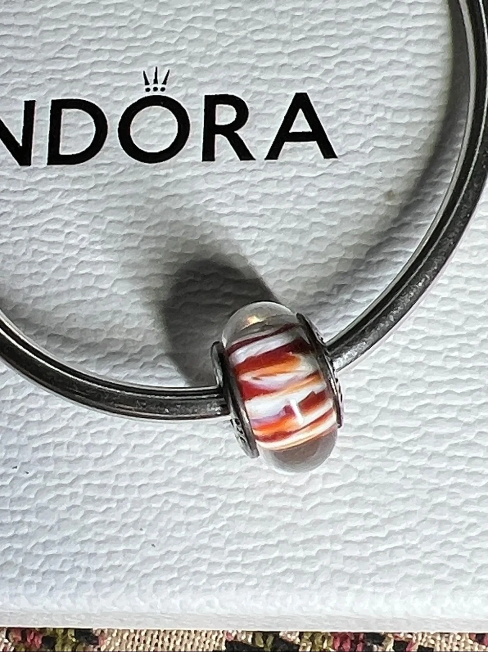 Pandora Siberian Tiger Murano Charm